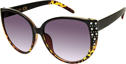 Jessica Simpson Womens J5012 Retro Cat Eye Sunglasses With Uv400 Protection