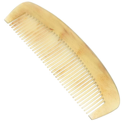 1Pc Brown Natural Ox Horn Comb of Hair No Static Health Care Hair Brush Hairdressing Comb for Hair, Styling Tools and Appliances Hair Care