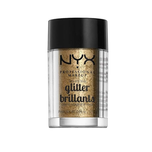 NYX PROFESSIONAL MAKEUP Face & Body Glitter, Bronze