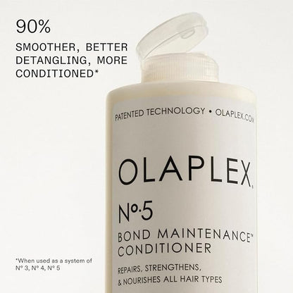 Olaplex No. 5 Bond Maintenance Conditioner, Repairs, Strengthens, & Nourishes All Hair Types, Leaving Hair Feeling Soft & Adds Shine, 33.8 fl oz