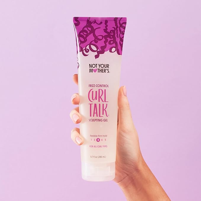 Not Your Mother's Curl Talk Defining Cream, Frizz Control Styling Gel, & Curl Activating Mousse (3-Pack) - Maximize Definition & Control Frizz