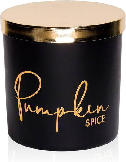 Lulu Candles | Pumpkin Spice | Luxury Scented Soy Jar Candle | Hand Poured in The USA | Highly Scented Long Lasting (9 Oz. Limited Edition)