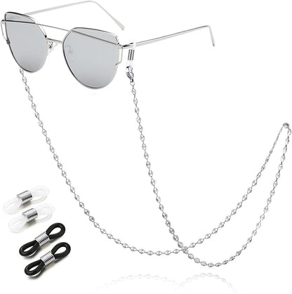 SAM & LORI Stylish Eyeglass Chain for Women-Silver/Gold/Rosegold/Black