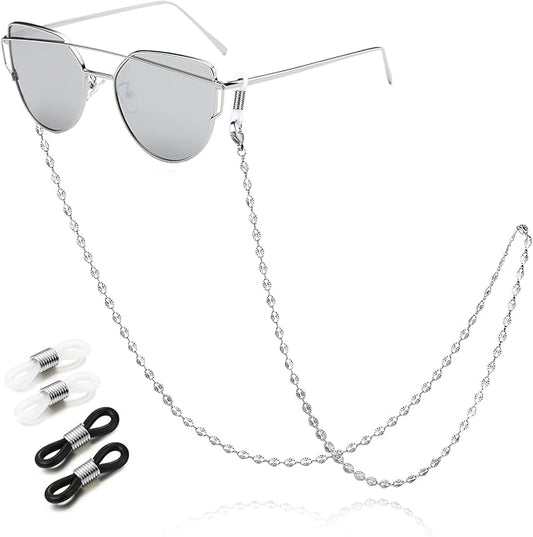 SAM & LORI Stylish Eyeglass Chain for Women-Silver/Gold/Rosegold/Black