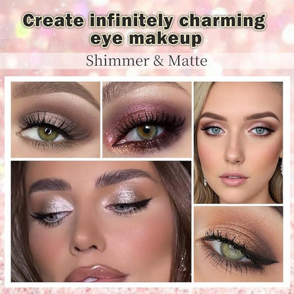 Neutral Smokey Eye Shadow Palette,Nude Silver Gray Cream Eyeshadow Palette,Make Up Pallets for Women Highly Pigmented Natural Eyeshadow for Eyes Long Lasting Naturing-Looking,Blendable,Vegan