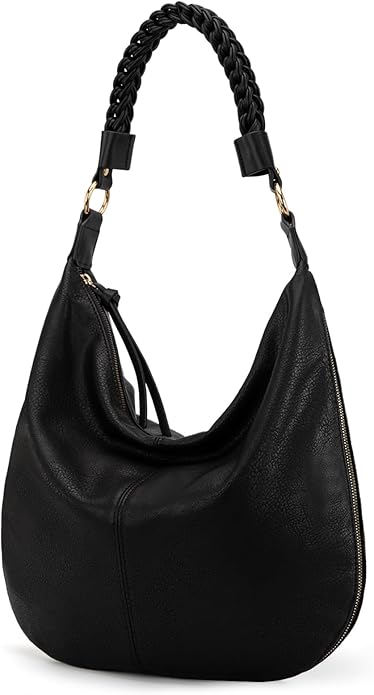 Montana West Large Hobo Bags for Women Slouchy Shoulder Purse Handbag with Zipper and Woven Handle