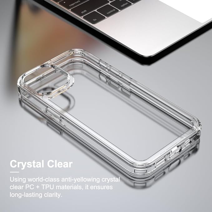for iPhone 15 Clear Bumper Frame No-Back Case, Slim Fit Ultra-Light Anti-Yellowing Transparent Protection Phone Cover Case 6.1" 2023