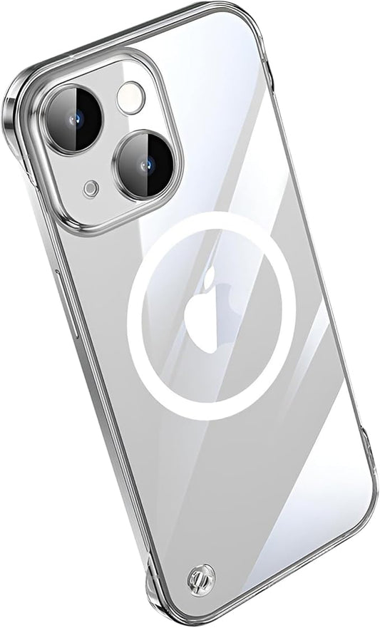 Compatible With iPhone 16 Plus Silicone Minimalist Case, Camera Lens Bumper, Frameless Design, Ultra Thin and Shockproof, Simple and Practical Impact Protection. Clear