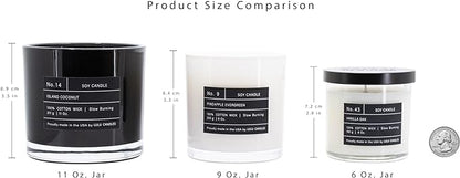 Lulu Candles | Santal | Smells Woodsy & Elegant | Luxury Scented Soy Jar Candle | Hand Poured in The USA | Highly Scented Long Lasting (6 Oz.)