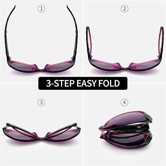 Joopin Big Womens Sunglasses Polarized Trendy Sun Glasses Large Rectangle UV Protection Rhinestone Sunnies