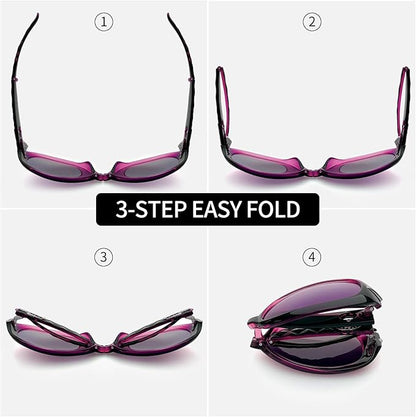 Joopin Big Womens Sunglasses Polarized Trendy Sun Glasses Large Rectangle UV Protection Rhinestone Sunnies