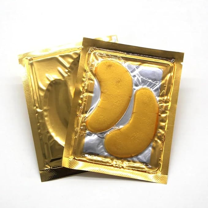 24K Gold Under Eye Patches with Collagen, Deep Hydration & Anti-Aging Treatment pack of 12