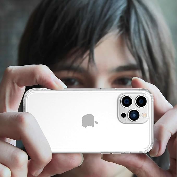 for iPhone 16 Pro Bumper Case Clear, Slim Fit No Back Design Soft TPU Bumper Frame Excellent Heat Dissipation Wireless Charging Compatible 4 Corners Raised Shockproof (Clear)