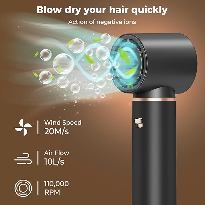 5-in-1 Multi-Functional Hair Styler Brush with Heat Technology & Negative Ions - Blowdry, Curl & Straighten for Salon-Worthy Styling at Home