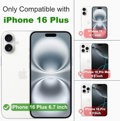 for iPhone 16 Plus Clear Bumper Frame No-Back Case, Slim Fit Ultra-Light Anti-Yellowing Transparent Protection Heat Dissipation Phone Cover Case 6.7" 2024