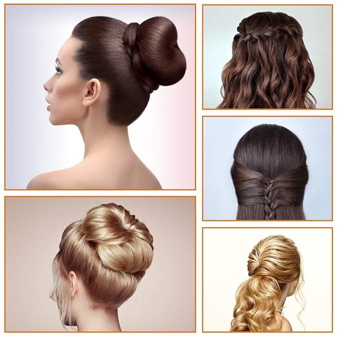 40 Pcs DIY Hair Braiding and Modelling Tool Kit - Number-one Fashion Accessories with Spiral Hair Styling Tools for Girls and Women