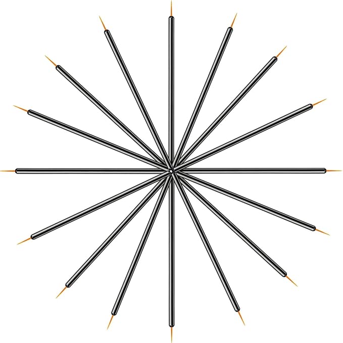 100 Pack Disposable Eyeliner Brush, JASSINS Eye liner Applicator Cosmetic Eye Wands Makeup Tool