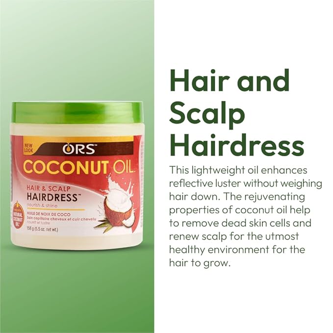 ORS Coconut Oil Hair and Scalp Hairdress 5.5 oz