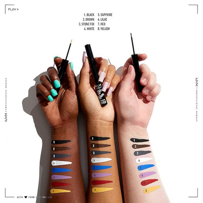 NYX PROFESSIONAL MAKEUP Epic Wear Liquid Liner, Long-Lasting Waterproof Eyeliner - Sapphire