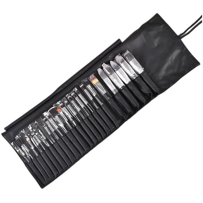 JAF Makeup Brush Set Professional 24 Pcs Synthetic Make Up Brushes with Case Bag