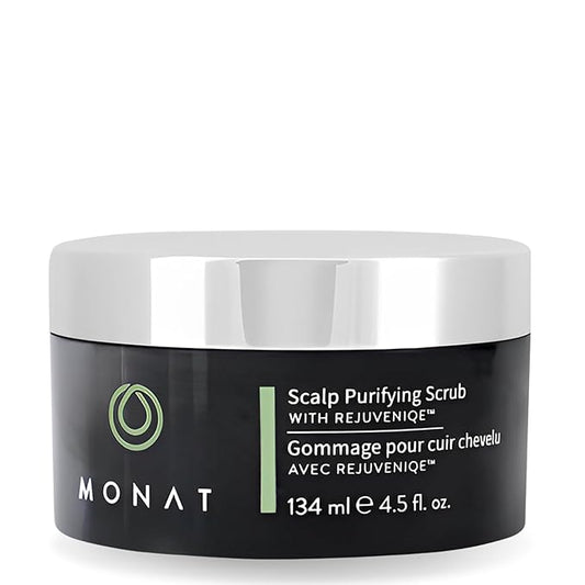 MONAT Scalp Purifying Scrub - w/Rejuveniqe® Deeply Cleanses, Purifies & Soothes Leaving Hair Cleansed & Fresh. Dissolves Dead Skin Cells & Restores Balance to the scalp. - Net Wt. 134 ml/4.5 fl. oz.