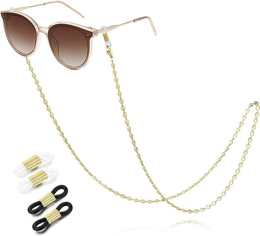 SAM & LORI Stylish Eyeglass Chain for Women-Silver/Gold/Rosegold/Black