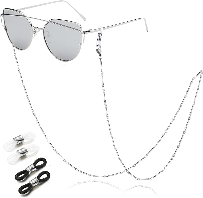 SAM & LORI Stylish Eyeglass Chain for Women-Silver/Gold/Rosegold/Black