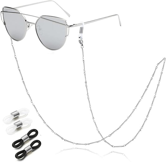 SAM & LORI Stylish Eyeglass Chain for Women-Silver/Gold/Rosegold/Black