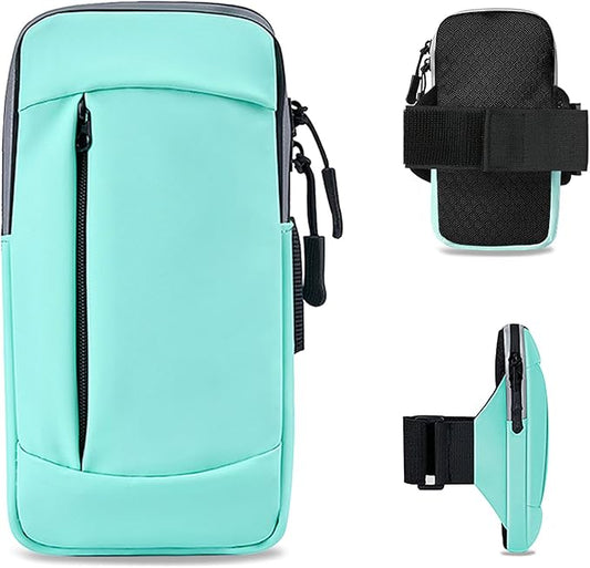 Phone Holder for Running Armband Women Men Kids Arm Bag,Armband Cell Phone Holder for iPhone 15 14 13 12 11 Pro Max Xs Xr X 8 7 6 Plus SE Mini Galaxy Ultra S24 Note Sports Gym Arm Band Pouch
