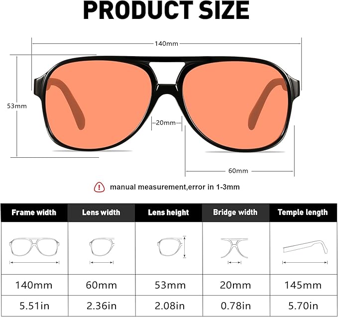 YDAOWKN Retro Aviator Sunglasses for Women Mens Large Frame Classic Vintage 70s Sun Glasses Aviators