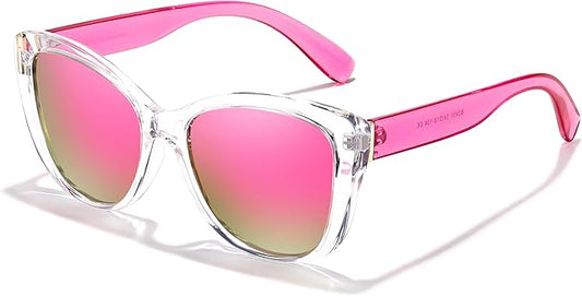 FEISEDY Polarized Vintage Sunglasses American Womens Square Jackie O Cat Eye Sunglasses B2451