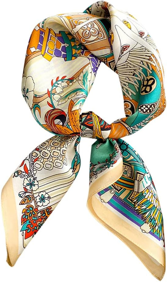 100% Pure Mulberry Silk Scarfs 26"x26" Square Scarf Women Neckerchief Headscarf hair scarf bandana Gift Packed