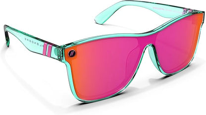 Blenders Eyewear Millenia X2 – Polarized Sunglasses – Flat, Mirrored Lens – 100% UV Protection – For Men & Women