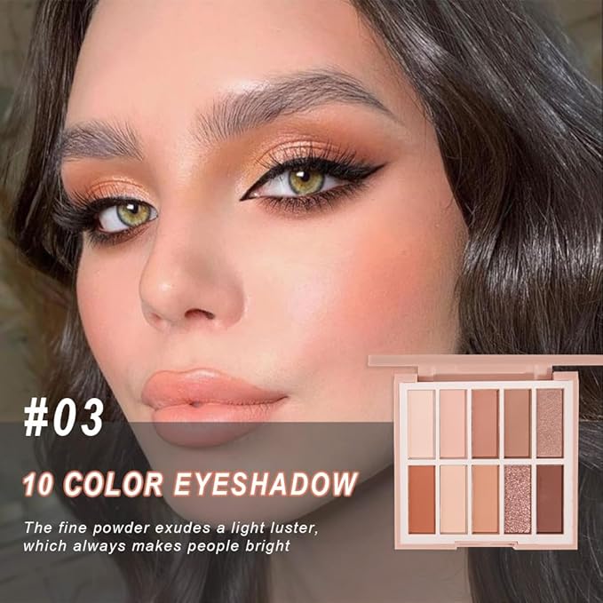 Neutral Nude Eye Shadow Palette,Matte Nude Pink Light Color Cream Eyeshadow Palette,make up pallets for women Highly Pigmented Natural Eyeshadow for Eyes Long Lasting Naturing-Looking,Blendable,Vegan