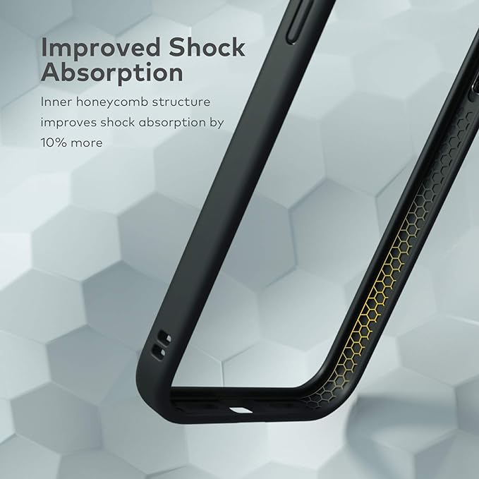 RhinoShield Bumper Case Compatible with [iPhone 12 Pro Max] | CrashGuard NX - Shock Absorbent Slim Design Protective Cover 3.5M / 11ft Drop Protection - Navy Blue