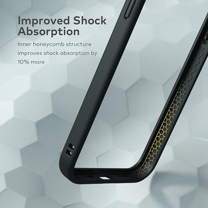 RhinoShield Bumper Case Compatible with [iPhone 12 Pro Max] | CrashGuard NX - Shock Absorbent Slim Design Protective Cover 3.5M / 11ft Drop Protection - Navy Blue
