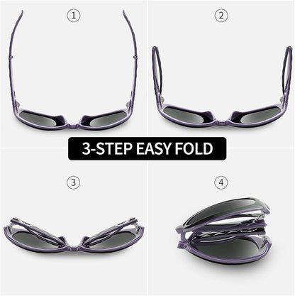 Joopin Big Womens Sunglasses Polarized Trendy Sun Glasses Large Rectangle UV Protection Rhinestone Sunnies