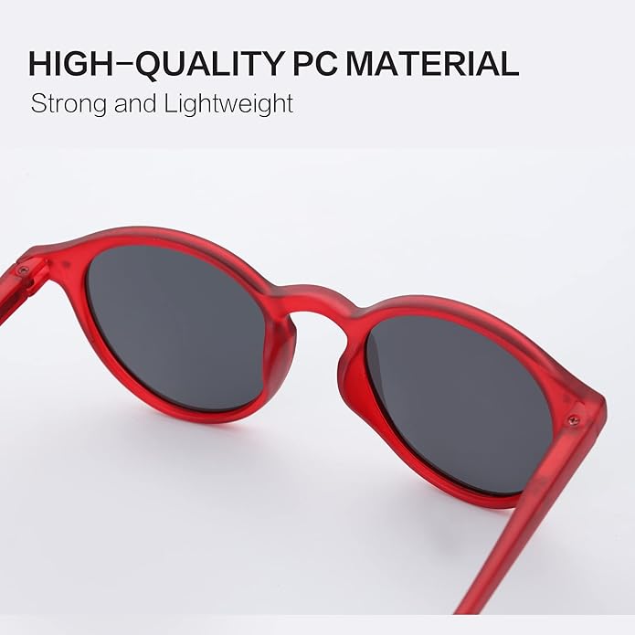 ZENOTTIC Polarized Round Sunglasses, Stylish Sunglasses for Men and Women Retro Classic, Multi-Style Selection