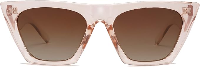 SOJOS Trendy Oversized Square Cateye Polarized Sunglasses Womens Big Frame Shades SJ2115