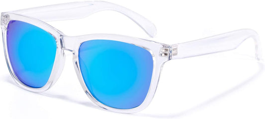 COLOSSEIN Sunglasses Womens,Classic Square Frame UV400 Mirrored Lens,Sunglasses Fit For Beach,Vacation,Driving