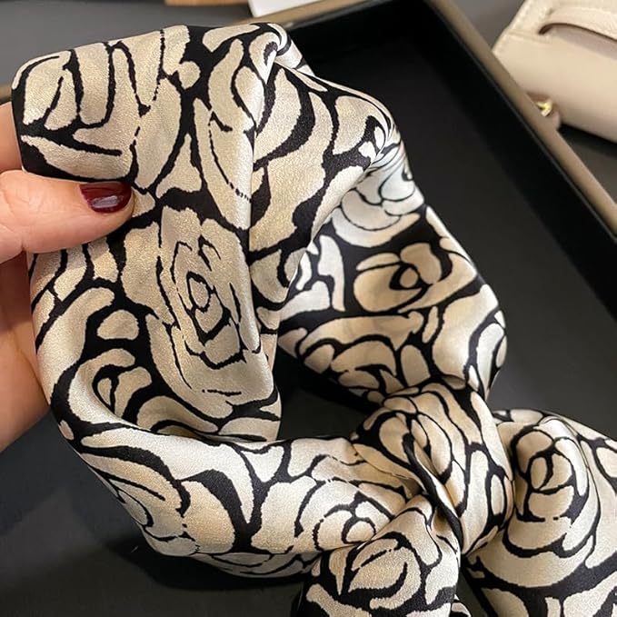 100% Pure Mulberry Silk Scarfs 26"x26" Square Scarf Women Neckerchief Headscarf hair scarf bandana Gift Packed