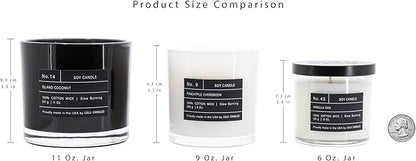 Lulu Candles | Wild Lemongrass | Luxury Scented Soy Jar Candle | Hand Poured in The USA | Highly Scented & Long Lasting (6 Oz.)