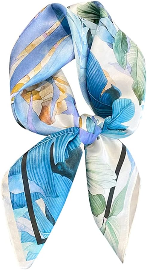 100% Pure Mulberry Silk Scarfs 26"x26" Square Scarf Women Neckerchief Headscarf hair scarf bandana Gift Packed