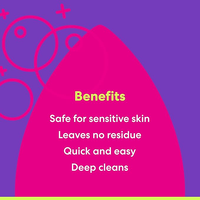beautyblender® | Blendercleanser® Liquid Lavender Beauty Blender Cleanser, Cleaning Makeup Sponges, Brushes & Applicators, 5 oz