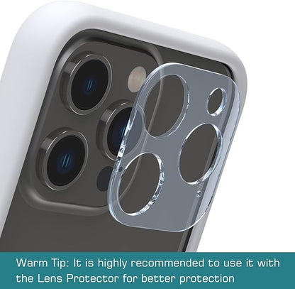 K TOMOTO Compatible iPhone 13 Pro Max Bumper Case (6.7 Inch), Liquid Silicone Bumper with Shock-Absorb, Raised Edge Protection, Drop Protection, Silky and Soft Touch Frame, White