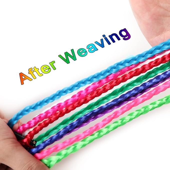 26 Packs Colored Hair Extensions 20Inch Straight Multi-Colors Party Highlights Clip In Hair Extension Synthetic Rainbow Hairpieces for Girls Kids Gift(13 colored)