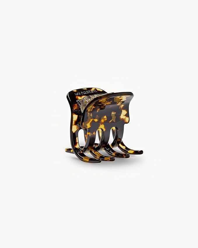 MACHETE Women Hair Clip Mini Claw Clip, 1.25 inch Hair Clamps Fashion Hair Accessories (Dark Tortoise)