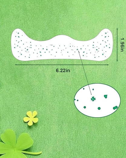 Glitter Freckles Face Tattoo, Green Face Glitter - Waterproof and Long-Lasting Face Glitter Speckles, Sparkle Makeup Patches for Rave Festivals and Parties (GREEN - 8 Sheets)
