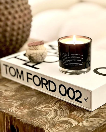 Lulu Candles | Oud Sandalwood | Smells Smokey & Woody | Luxury Scented Soy Jar Candle | Hand Poured in The USA | Highly Scented Long Lasting (9 Oz.)