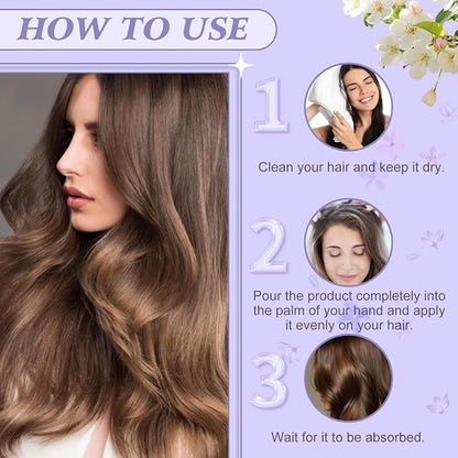 40Pcs Scented hair oil Perfume & Hair Oil 2-in-1, Avocado & Camellia Nourishment for Frizzy, Mini Scented hair oil for Women, Hair Perfume Oil Set for Restore Dry, Frizzy and Damaged Hair